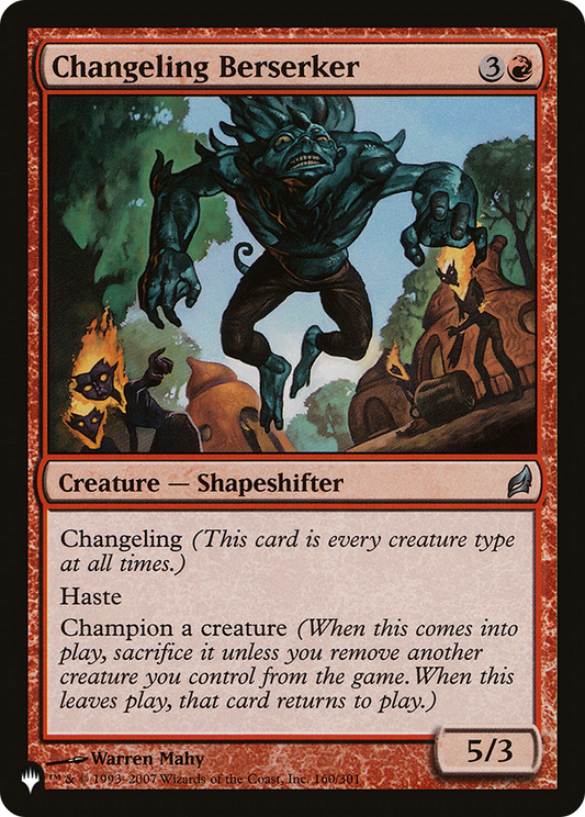 Changeling Berserker (LIST-LRW-160)