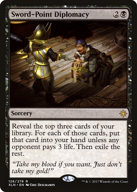 Sword-Point Diplomacy (XLN-126) (Foil)