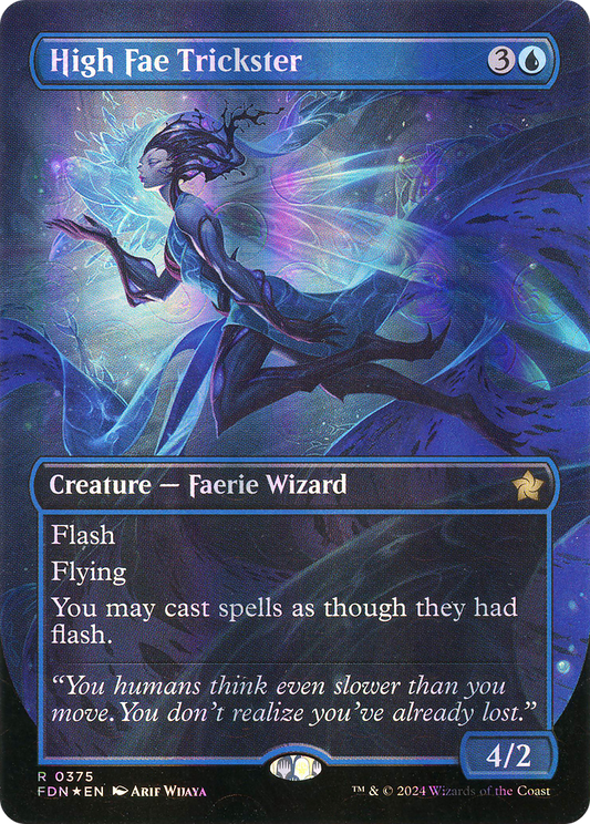 High Fae Trickster (FDN-375) (Borderless) (Mana Foil)