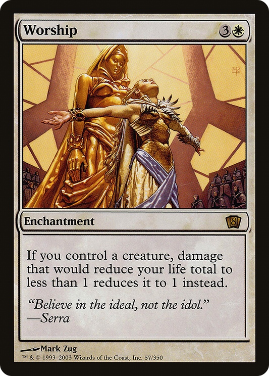 Worship (8ED-57★) (Foil)