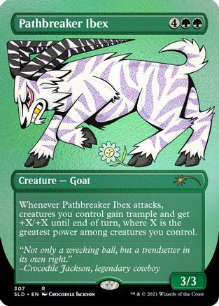 Pathbreaker Ibex (Foil Etched) (SLD-307) (Foil)