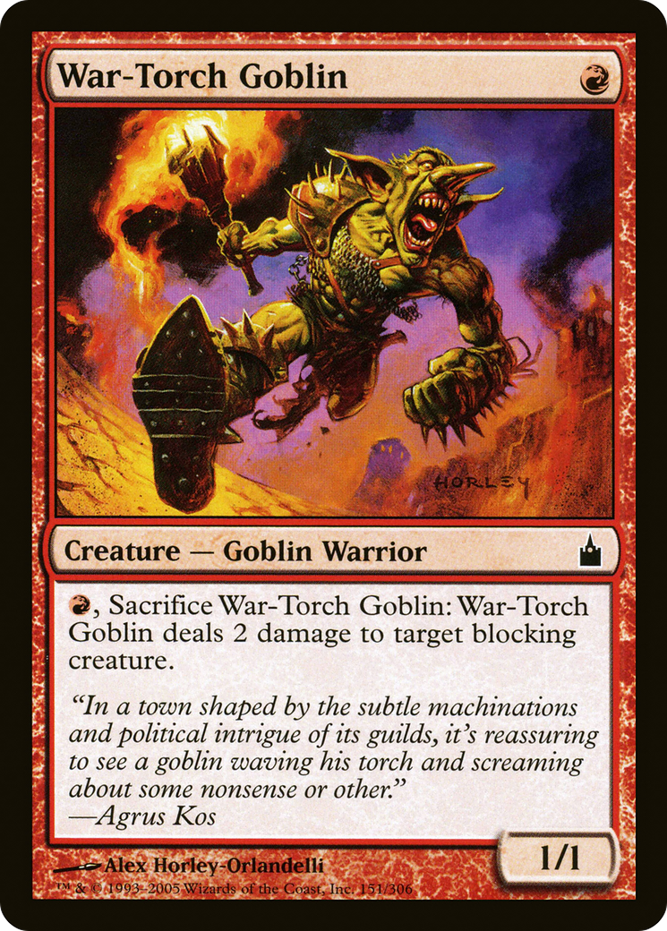 War-Torch Goblin (RAV-151) (Foil)