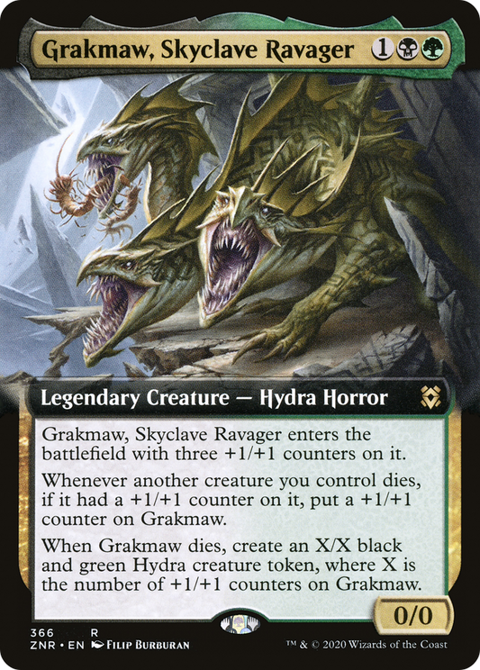 Grakmaw, Skyclave Ravager (ZNR-366) (Extended Art) (Foil)