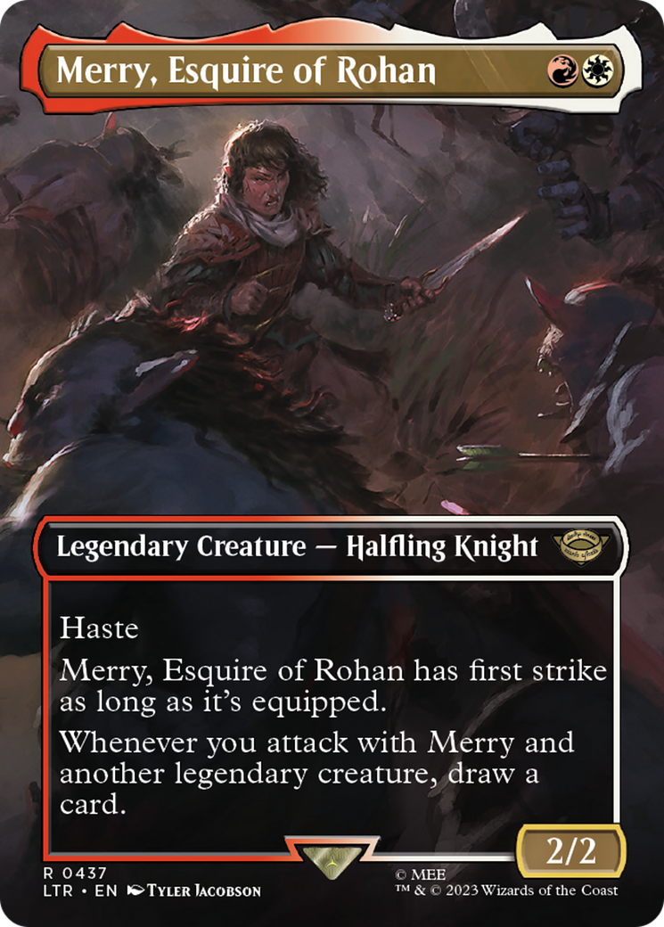 Merry, Esquire of Rohan (LTR-437) (Borderless) (Foil)