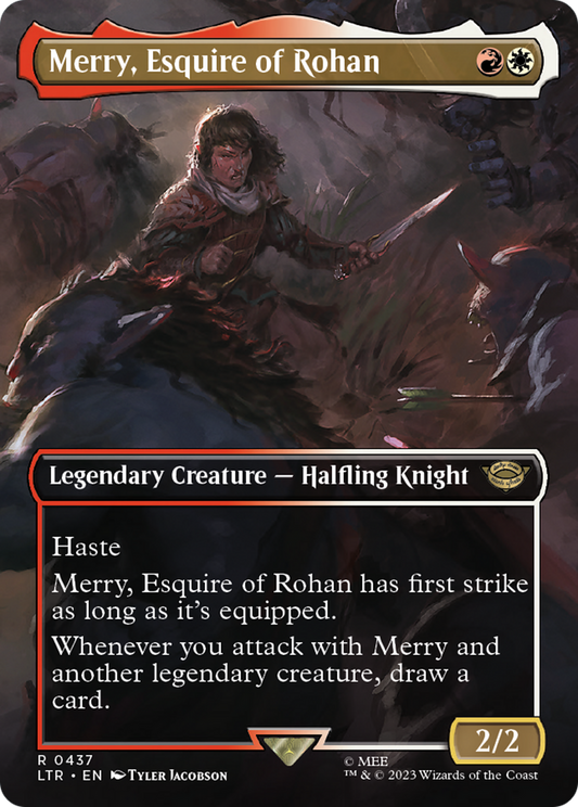 Merry, Esquire of Rohan (LTR-437) (Borderless) (Foil)