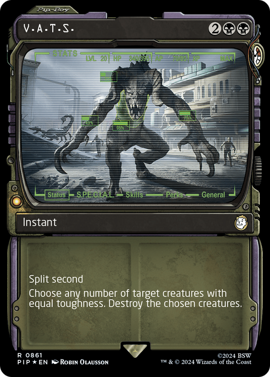 V.A.T.S. (PIP-861) (Showcase) (Surge Foil)