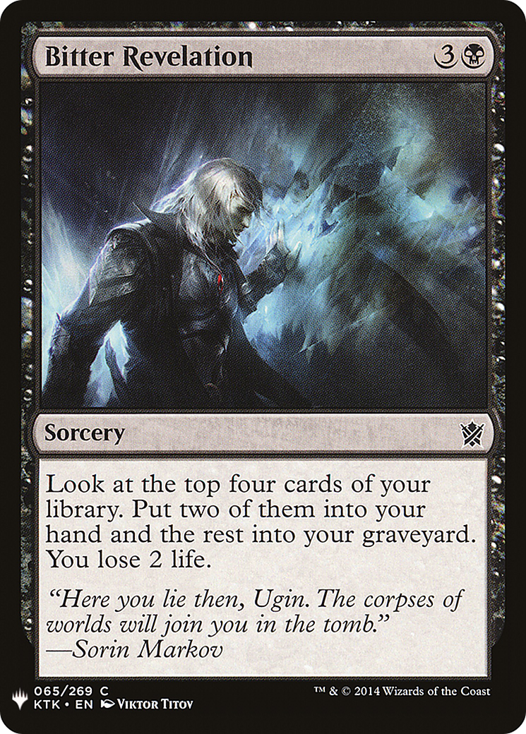 Bitter Revelation (LIST-KTK-65)