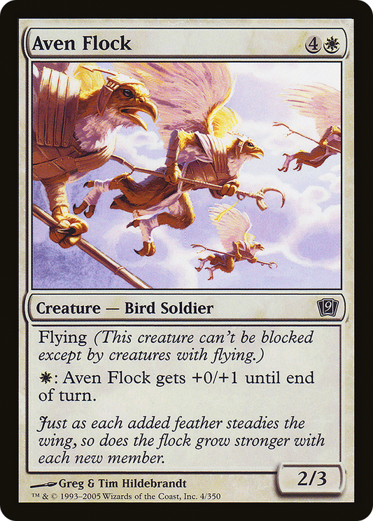 Aven Flock (9ED-04★) (Foil)