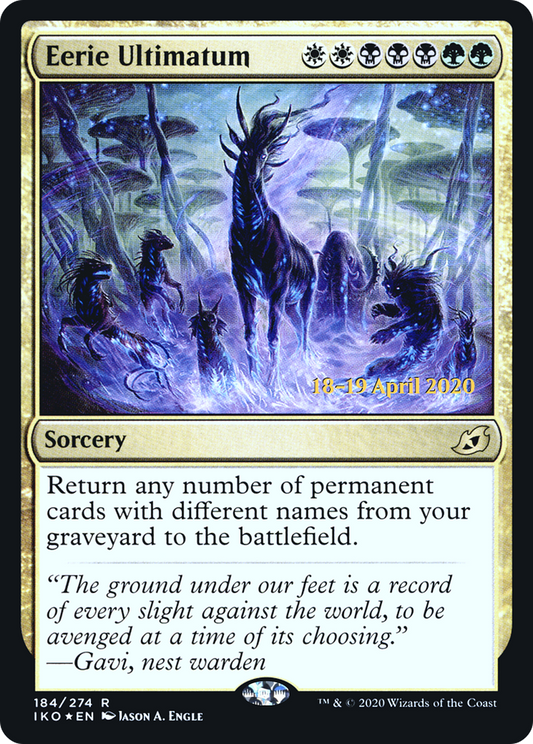 Eerie Ultimatum (PRE-184S) (Foil)