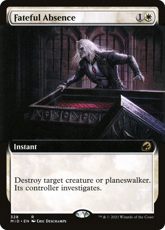 Fateful Absence (MID-328) (Extended Art) (Foil)