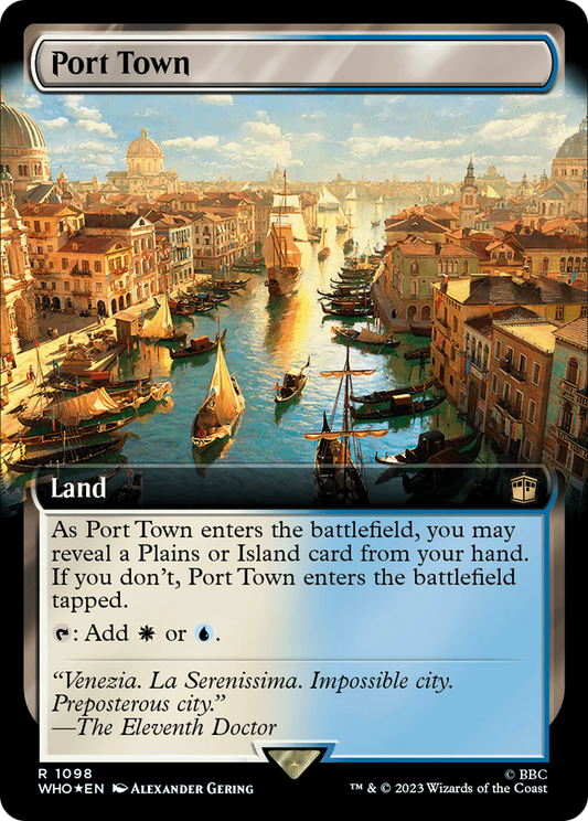 Port Town (WHO-1098) (Extended Art) (Surge Foil)