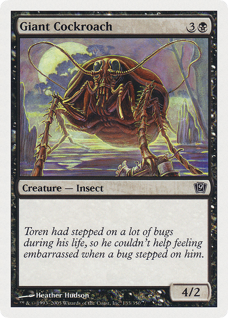 Giant Cockroach (9ED-133★) (Foil)