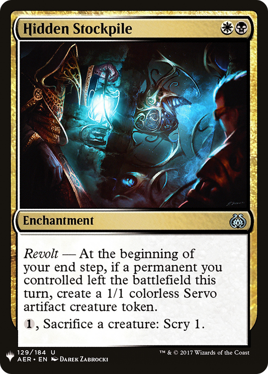 Hidden Stockpile (LIST-AER-129)
