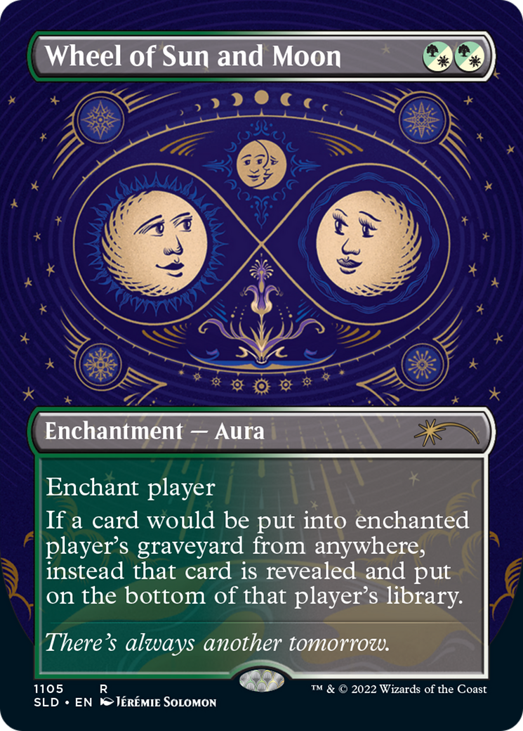 Wheel of Sun and Moon (SLD-1105) (Borderless) (Foil)