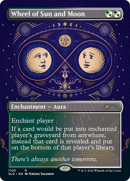 Wheel of Sun and Moon (SLD-1105) (Borderless) (Foil)