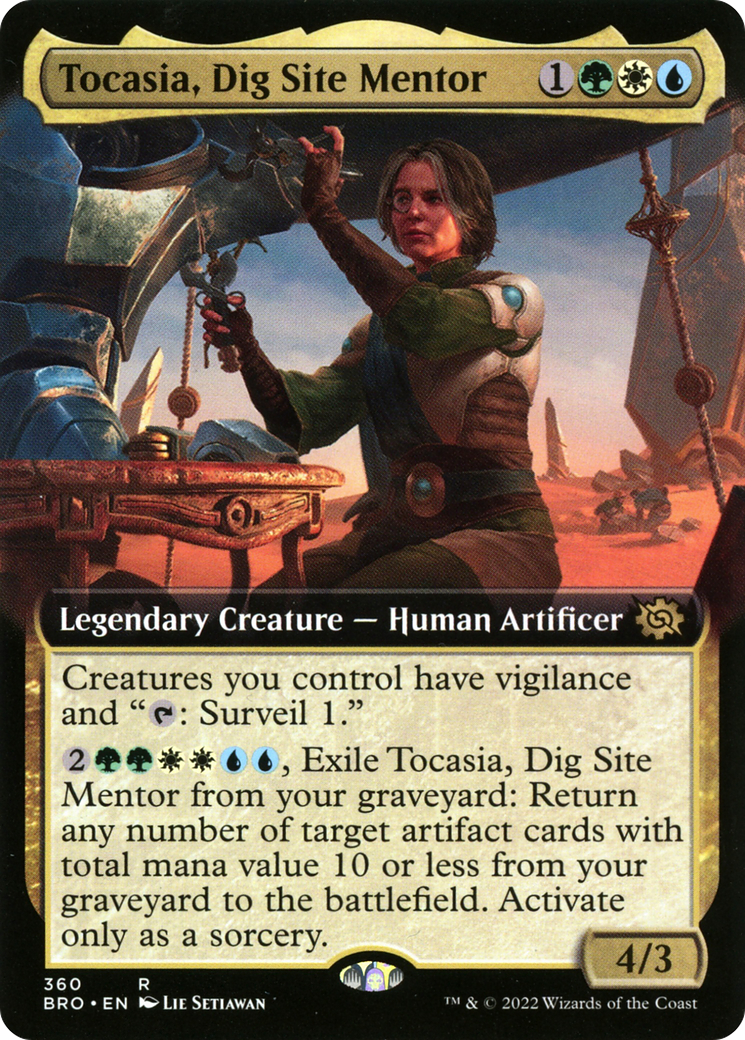 Tocasia, Dig Site Mentor (BRO-360) (Extended Art) (Foil)