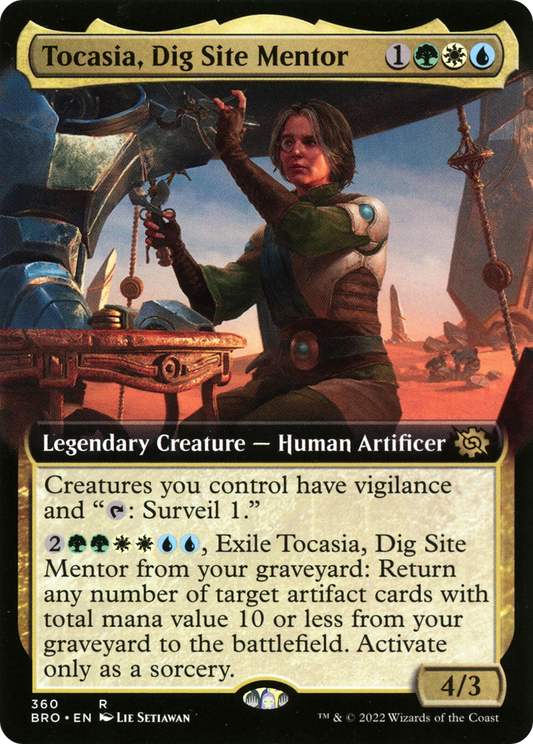Tocasia, Dig Site Mentor (BRO-360) (Extended Art) (Foil)
