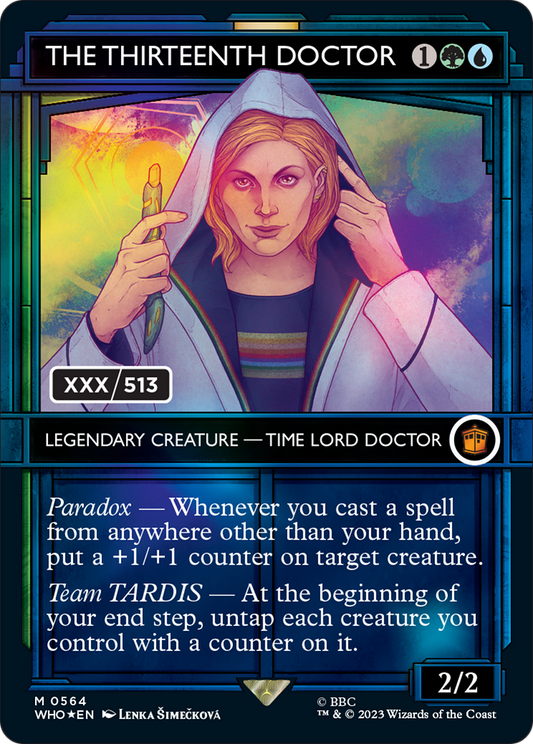 The Thirteenth Doctor (WHO-564Z) (Showcase) (Borderless) (Foil) (Serialized)