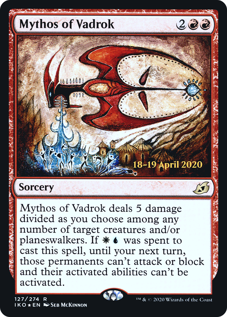Mythos of Vadrok (PRE-127S) (Foil)