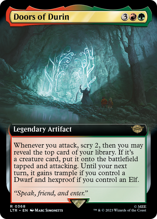 Doors of Durin (LTR-368) (Extended Art) (Foil)