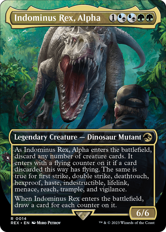 Indominus Rex, Alpha (REX-014) (Borderless)