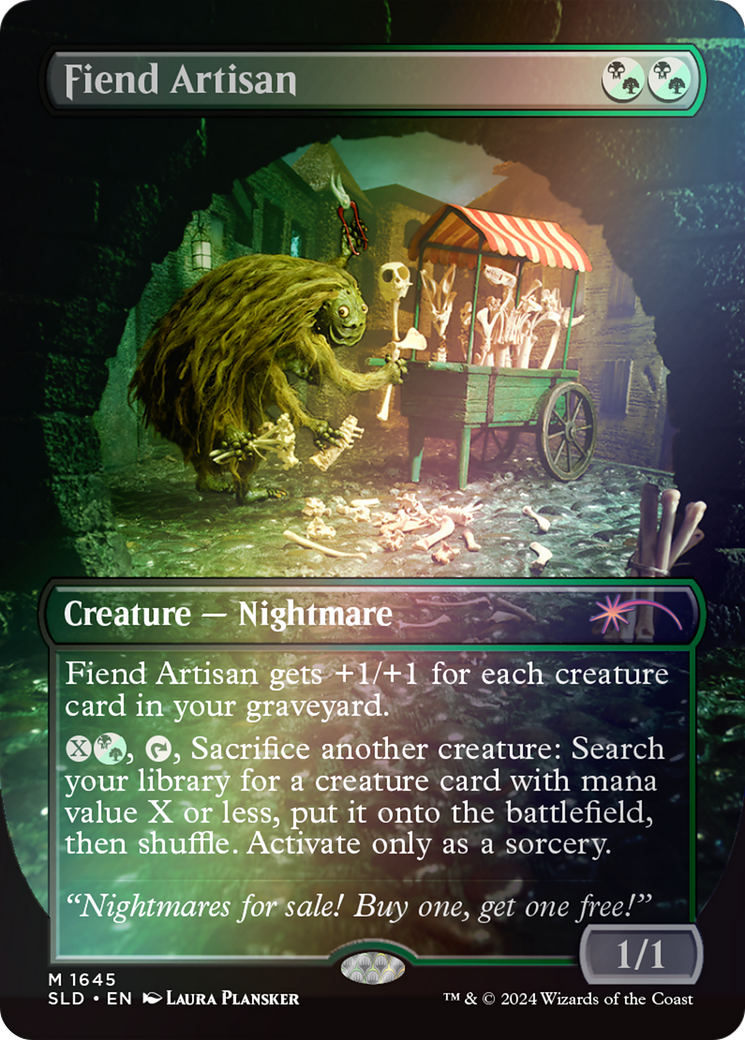 Fiend Artisan (SLD-1645★) (Borderless) (Foil)