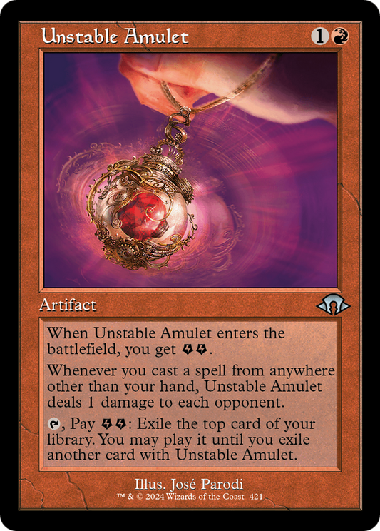 Unstable Amulet (MH3-421) (Foil)