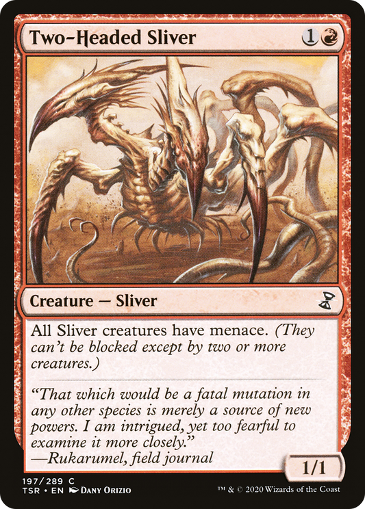 Two-Headed Sliver (TSR-197) (Foil)