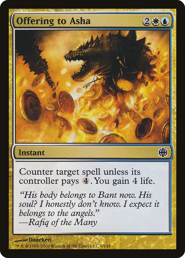 Offering to Asha (ARB-009) (Foil)