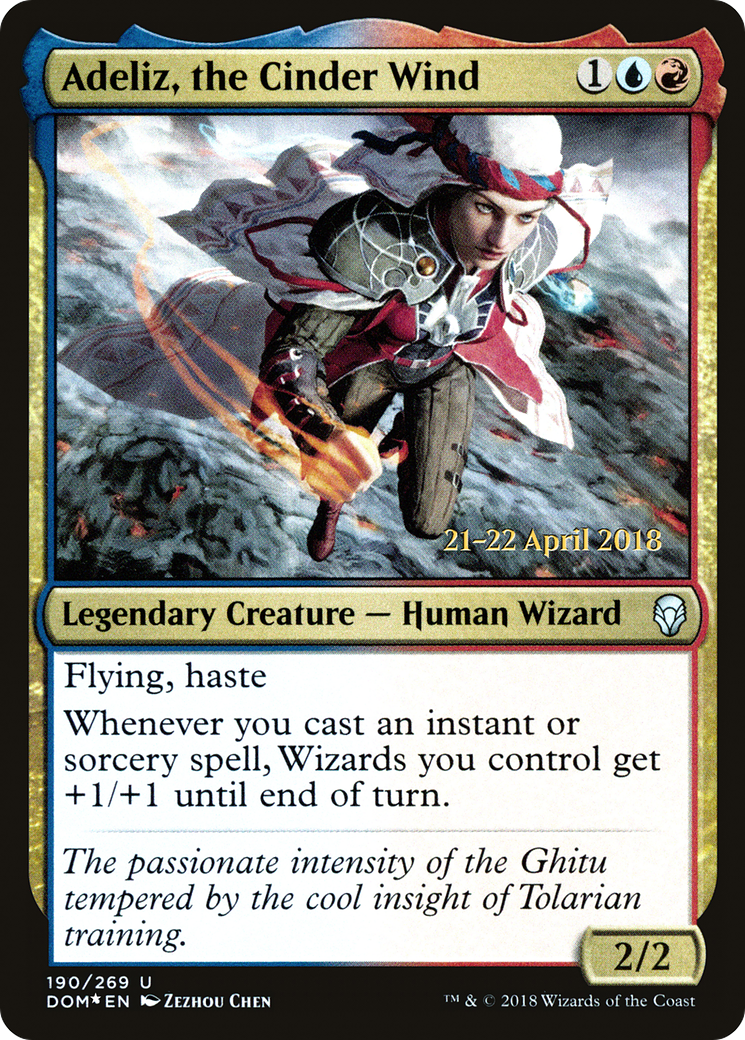 Adeliz, the Cinder Wind (PRE-190S) (Foil)