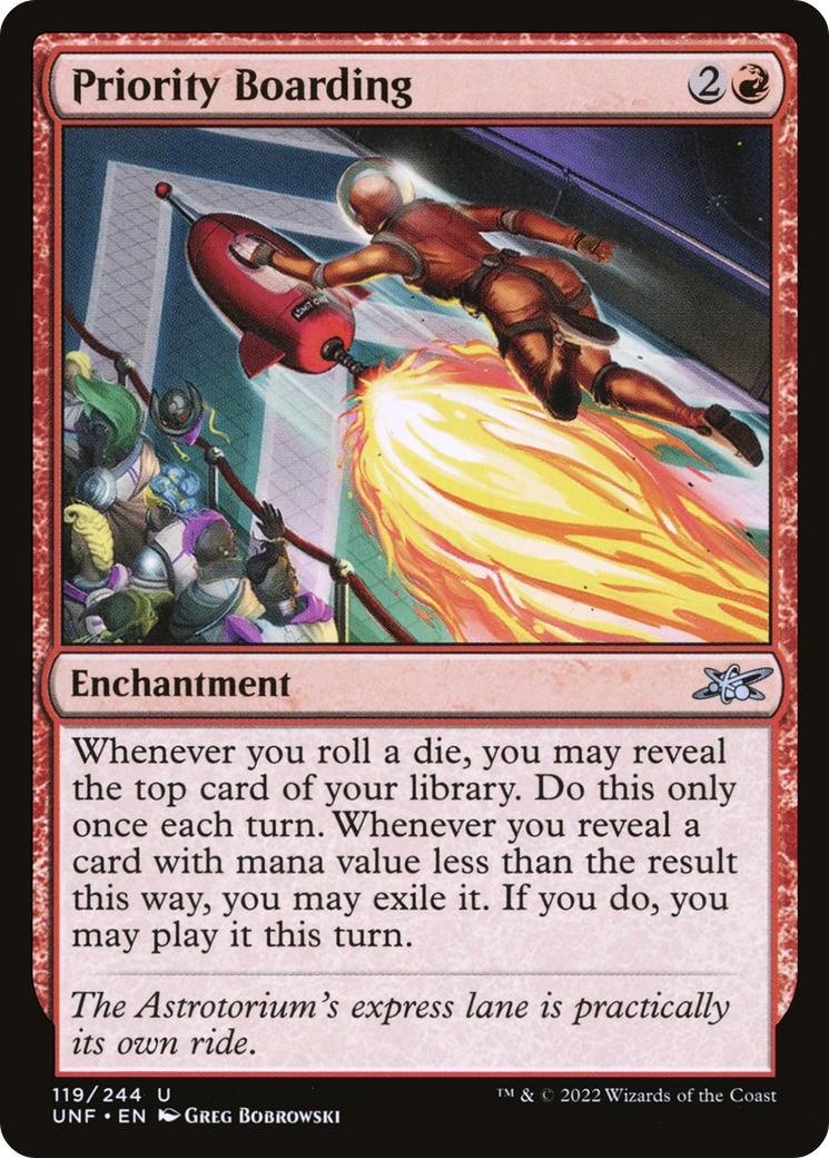 Priority Boarding (UNF-119) (Foil)