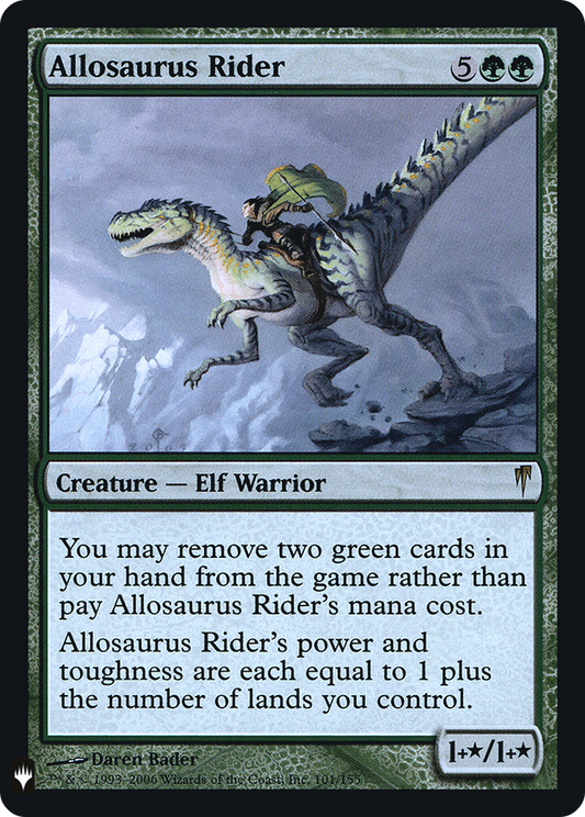 Allosaurus Rider (LIST-CSP-101) (Foil)