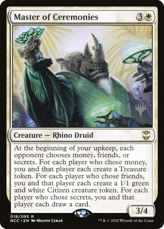 Master of Ceremonies (PPSNC-18P) (Foil)