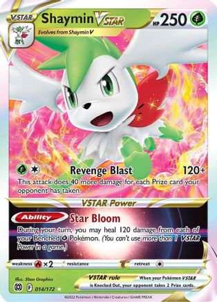 Shaymin VSTAR (BRS-014) (Holofoil)