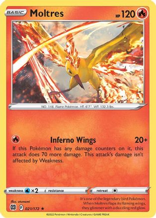 Moltres (BRS-021) (Reverse Holofoil)