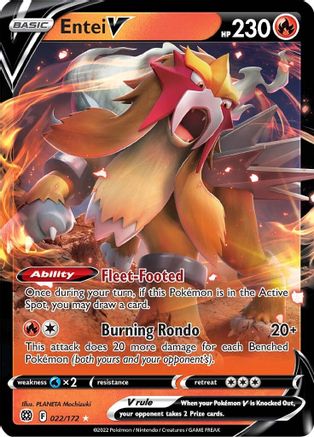 Entei V (BRS-022) (Holofoil)