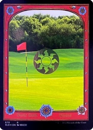 Plains // Battlefield Forge (SLD-670) (Full Art) (Foil)