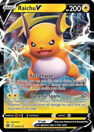 Raichu V (BRS-045) (Holofoil)