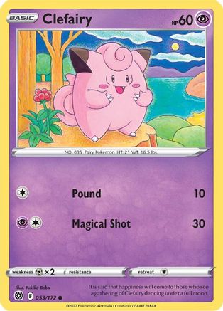 Clefairy (BRS-053) (Reverse Holofoil)