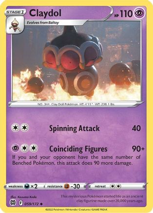 Claydol (BRS-059) (Reverse Holofoil)