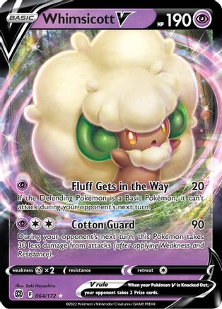 Whimsicott V (BRS-064) (Holofoil)