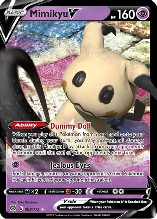Mimikyu V (BRS-068) (Holofoil)