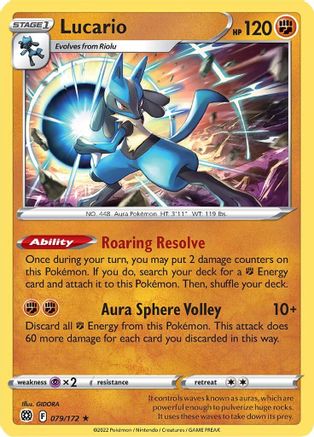 Lucario (BRS-079) (Holofoil)
