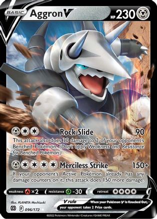 Aggron V (BRS-096) (Holofoil)