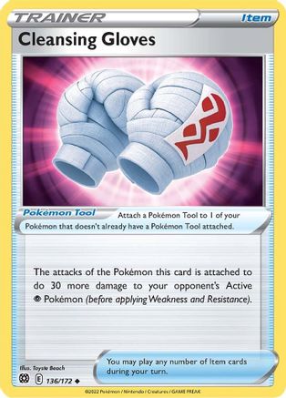 Cleansing Gloves (BRS-136) (Reverse Holofoil)