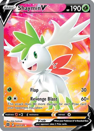 Shaymin V (Full Art) (BRS-152) (Holofoil)