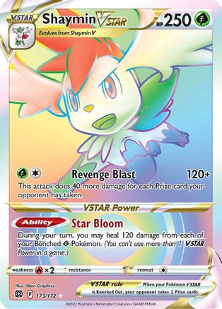 Shaymin VSTAR (Secret) (BRS-173) (Holofoil)