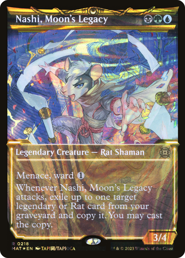 Nashi, Moon's Legacy (MAT-218) (Showcase) (Halo) (Foil)
