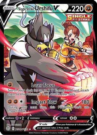 Single Strike Urshifu V (BRS:TG-TG18) (Holofoil)
