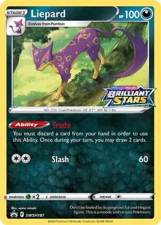 Liepard (SSP-SWSH187) (Holofoil)